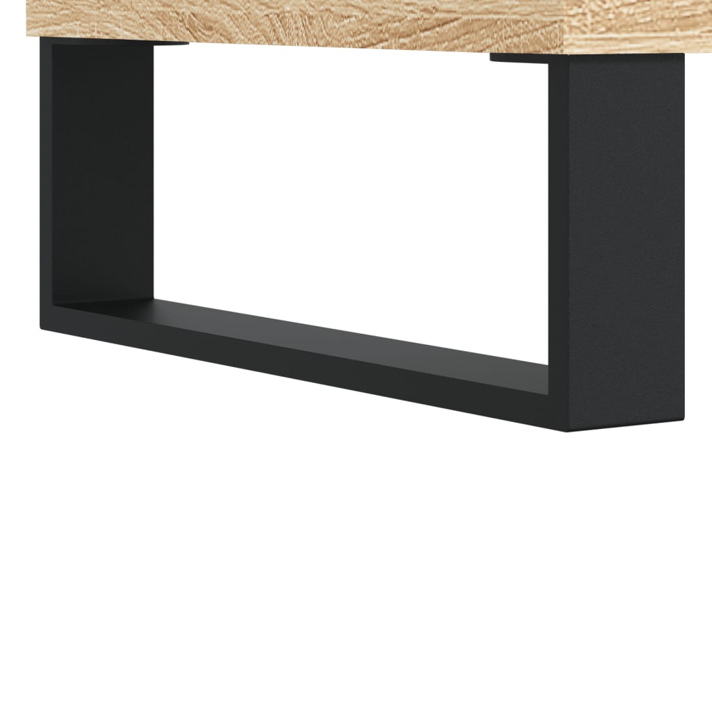 Skjenk sonoma eik 69,5x34x90 cm konstruert tre
