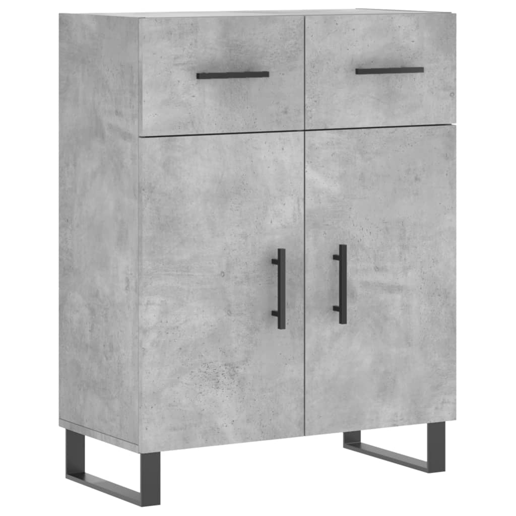 Skjenk betonggrå 69,5x34x90 cm konstruert tre