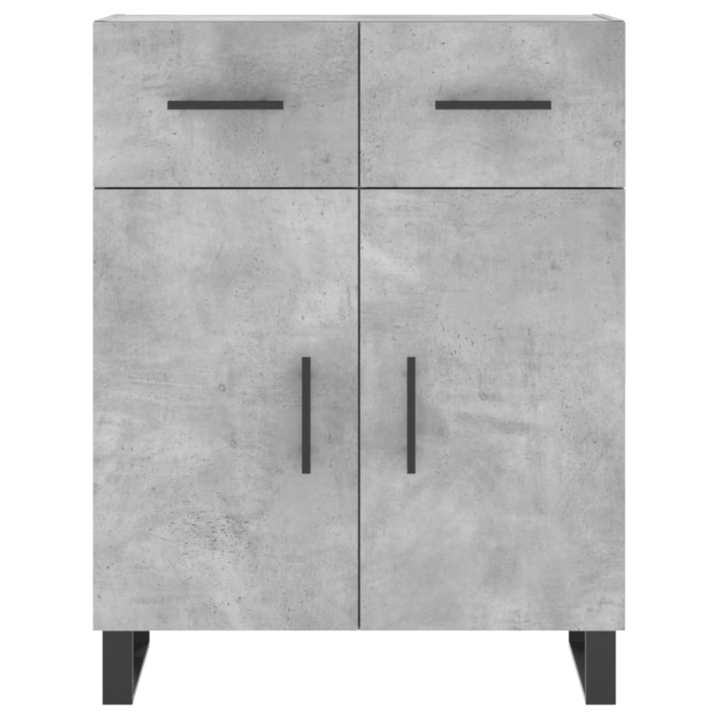Skjenk betonggrå 69,5x34x90 cm konstruert tre