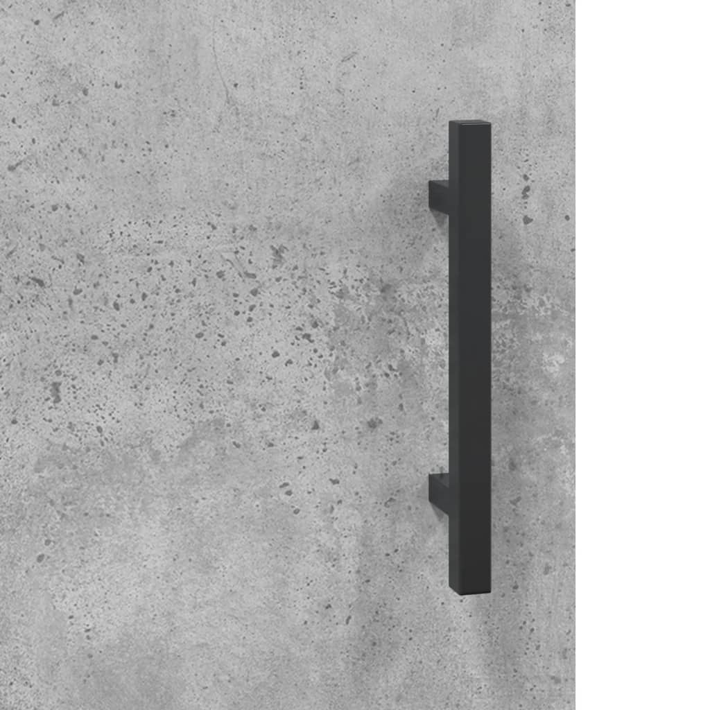 Skjenk betonggrå 69,5x34x90 cm konstruert tre