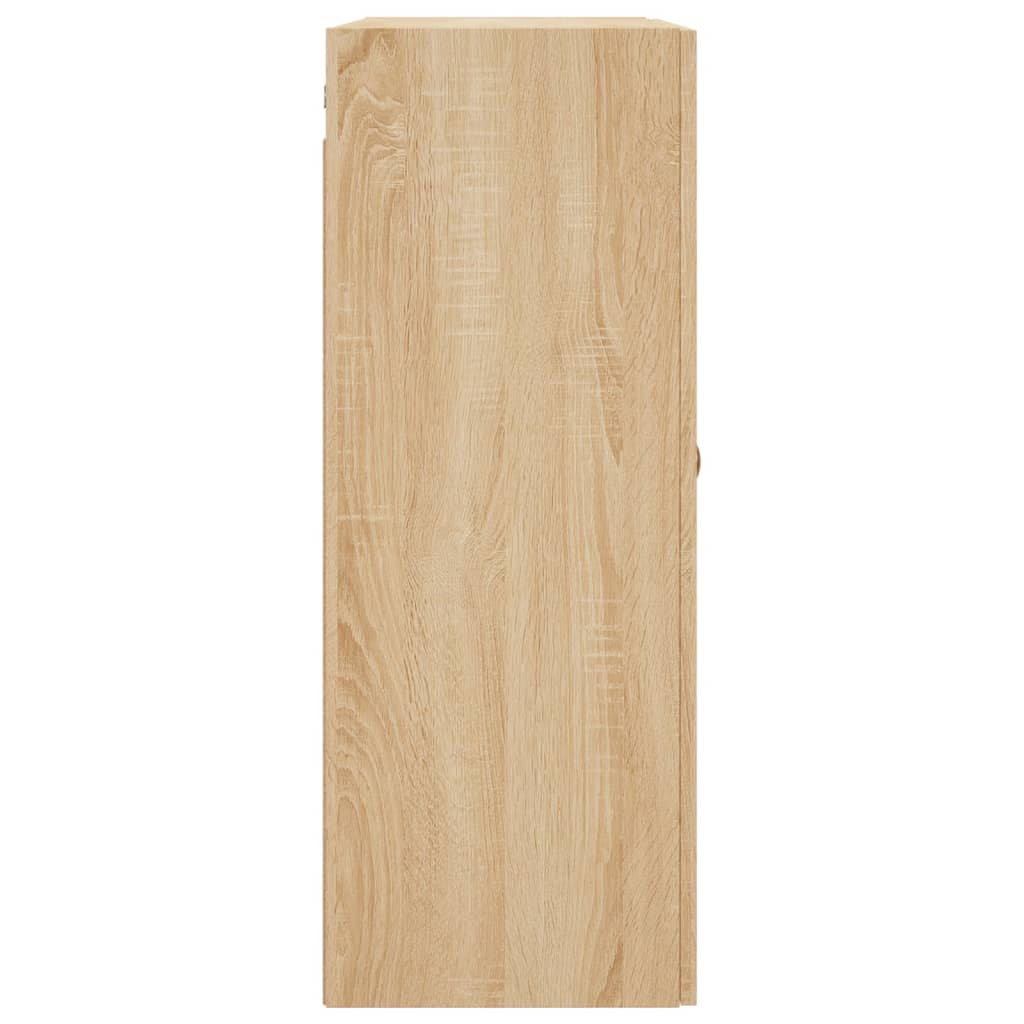 Veggskap sonoma eik 69,5x34x90 cm