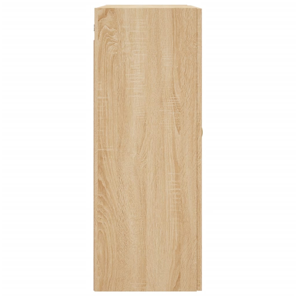Veggskap sonoma eik 69,5x34x90 cm