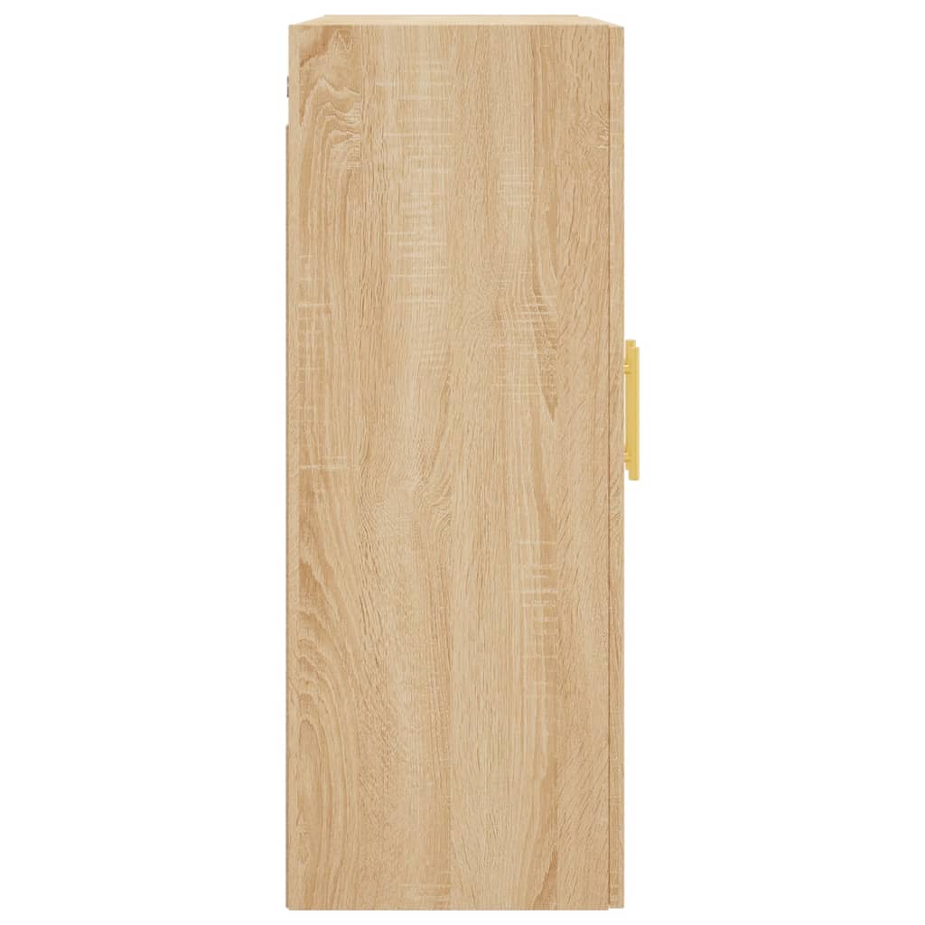 Veggskap sonoma eik 69,5x34x90 cm