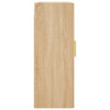 Veggskap sonoma eik 69,5x34x90 cm