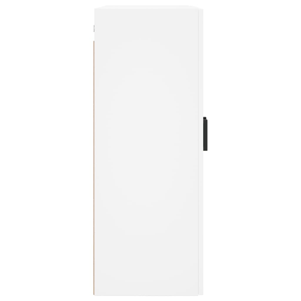 Veggskap hvit 69,5x34x90 cm