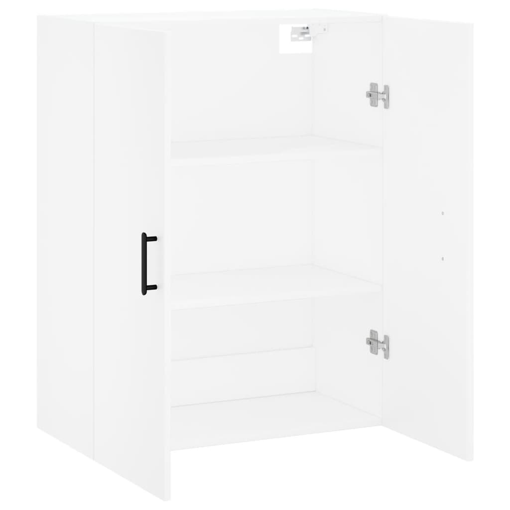 Veggskap hvit 69,5x34x90 cm