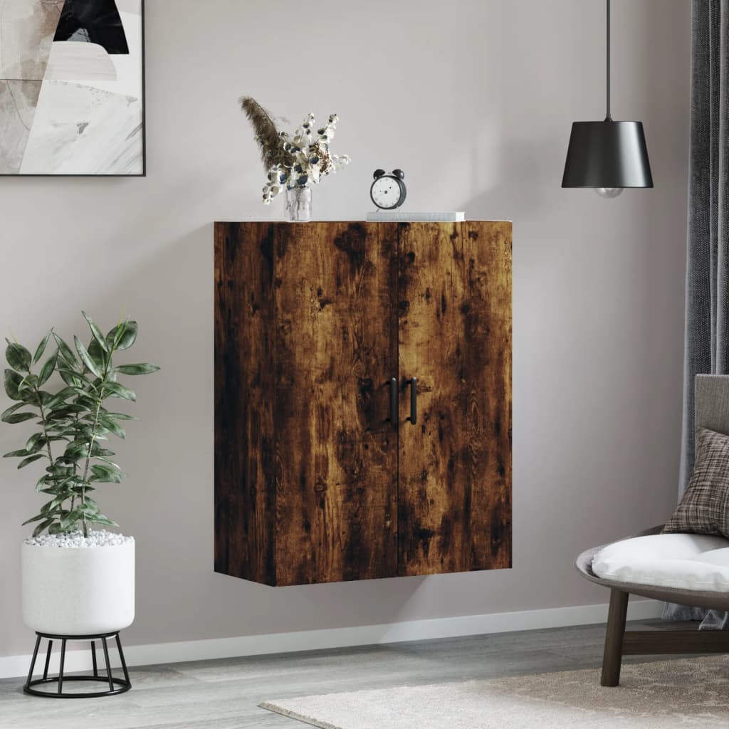 Veggskap røkt eik 69,5x34x90 cm