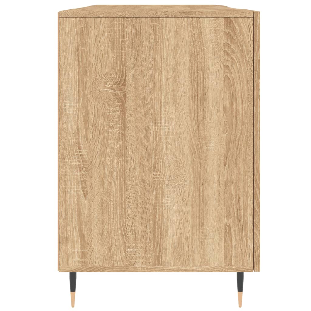 Skrivebord sonoma eik 140x50x75 cm konstruert tre