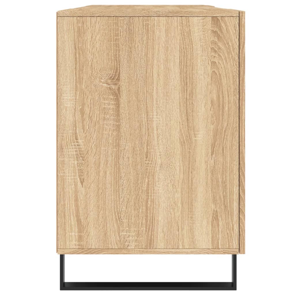 Skrivebord sonoma eik 140x50x75 cm konstruert tre