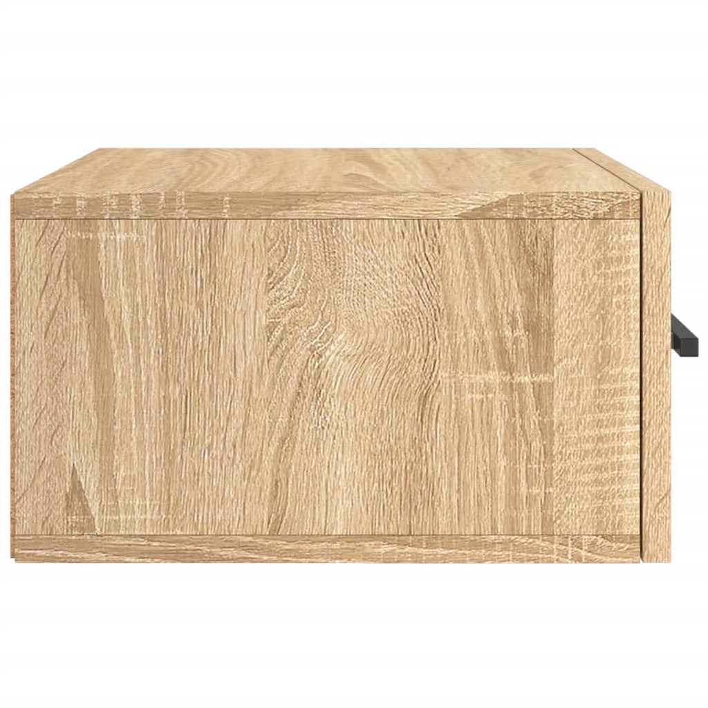 Veggmontert nattbord sonoma eik 35x35x20 cm