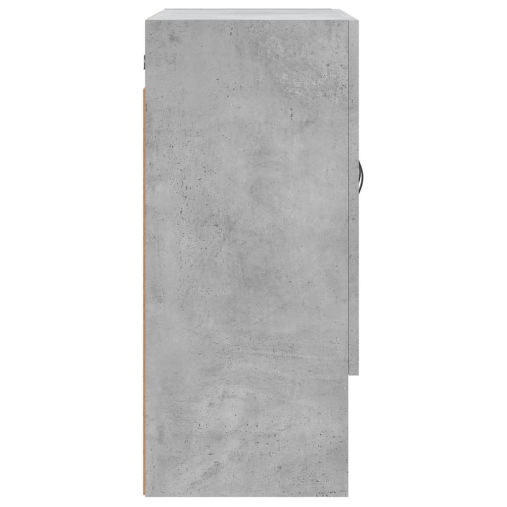 Veggskap betonggrå 60x31x70 cm konstruert tre