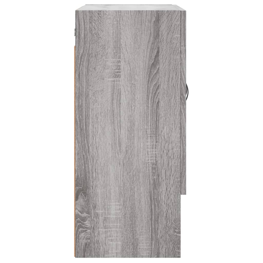 Veggskap grå sonoma 60x31x70 cm konstruert tre