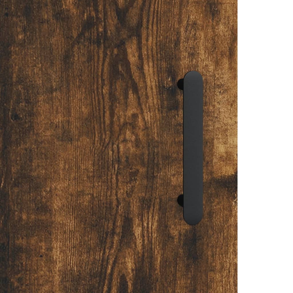Veggskap røkt eik 60x31x70 cm konstruert tre