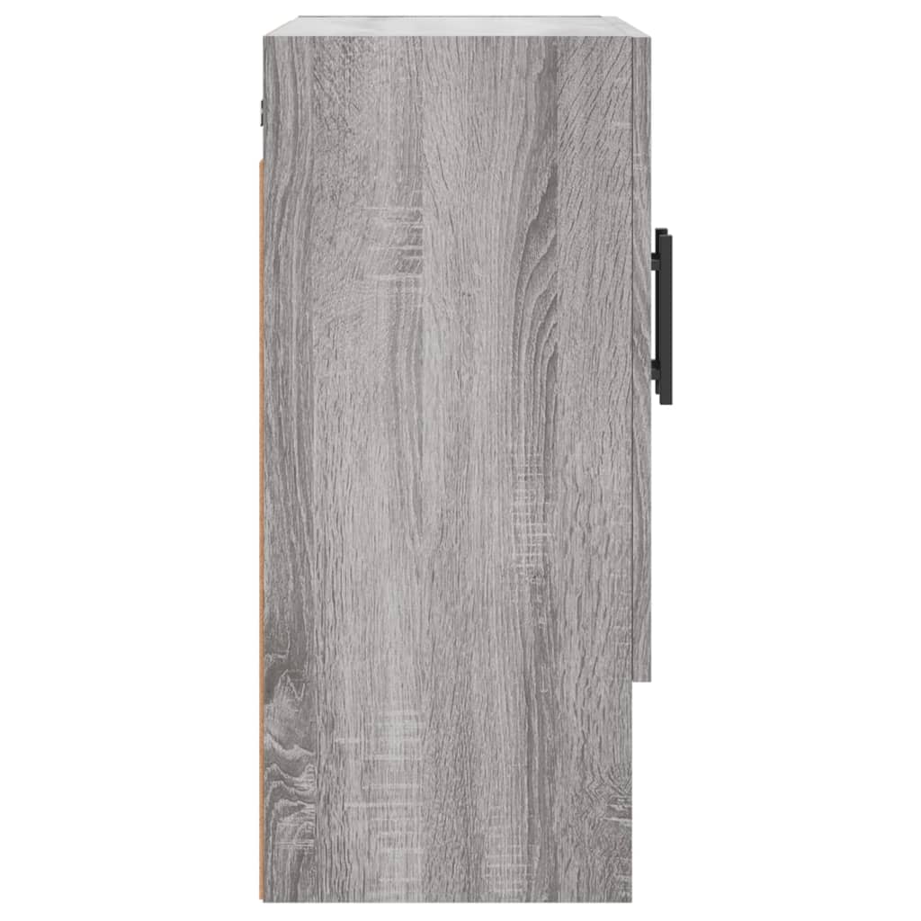 Veggskap grå sonoma 60x31x70 cm konstruert tre