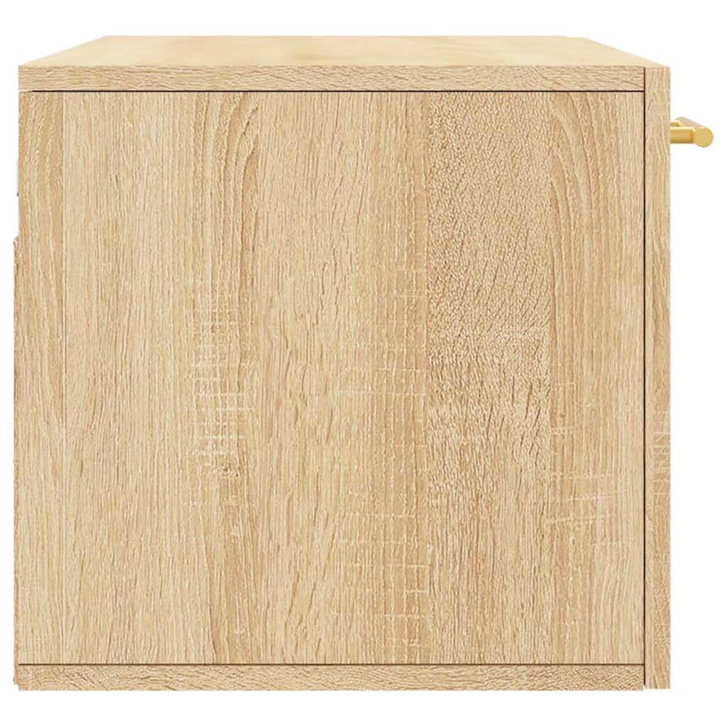 Veggskap sonoma eik 80x36,5x35 cm konstruert tre