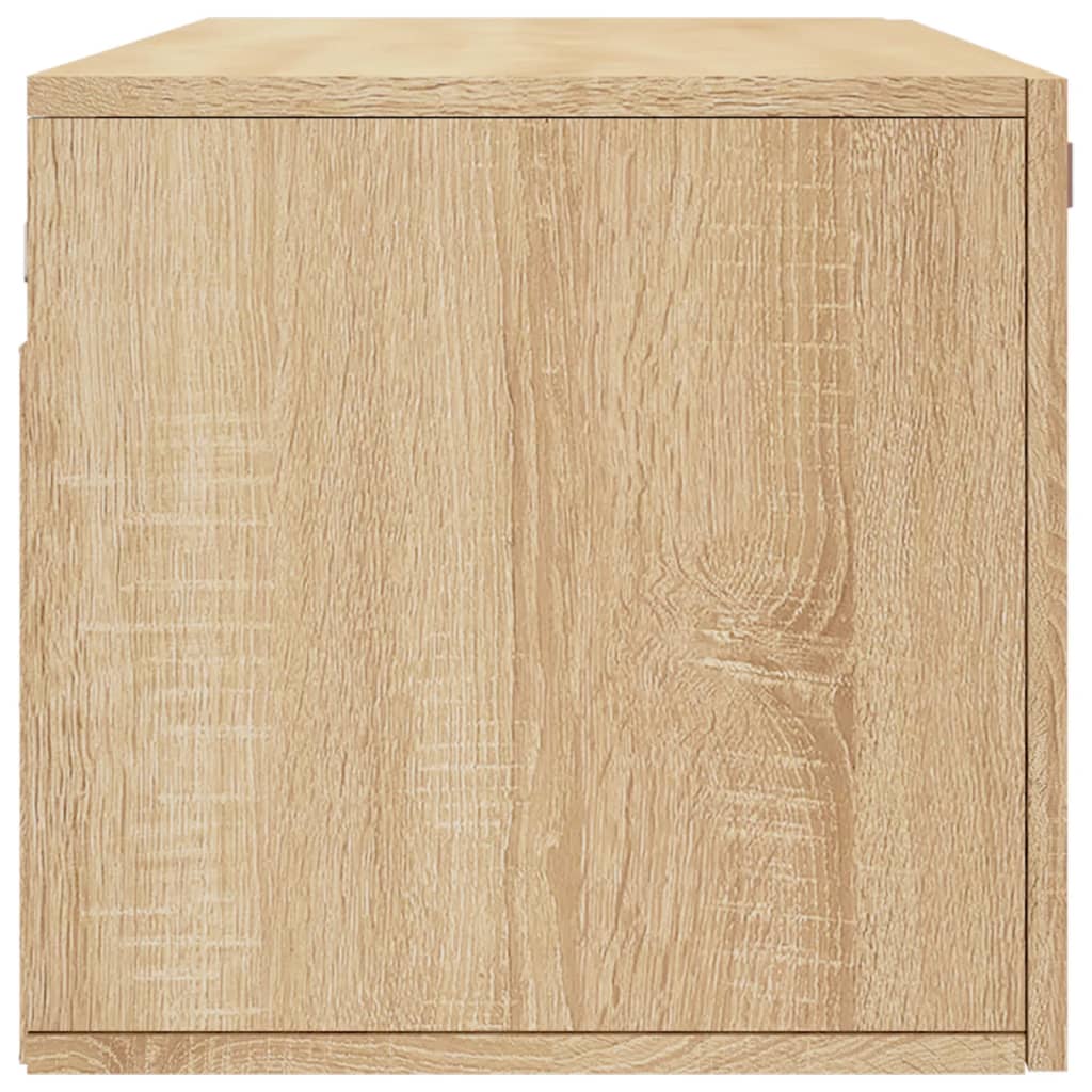 Veggskap 2 stk sonoma eik 100x36,5x35 cm konstruert tre