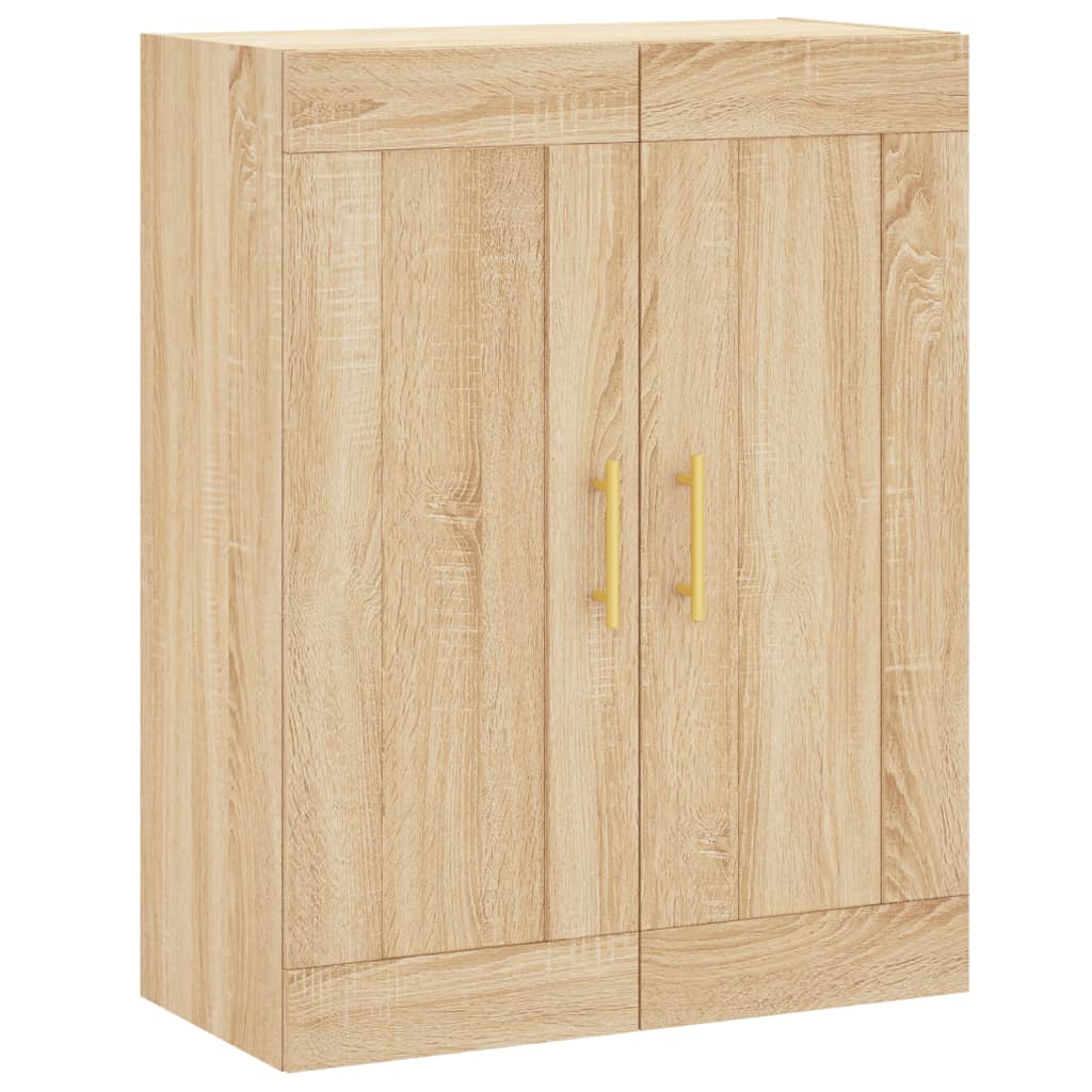 Veggskap sonoma eik 69,5x34x90 cm konstruert tre