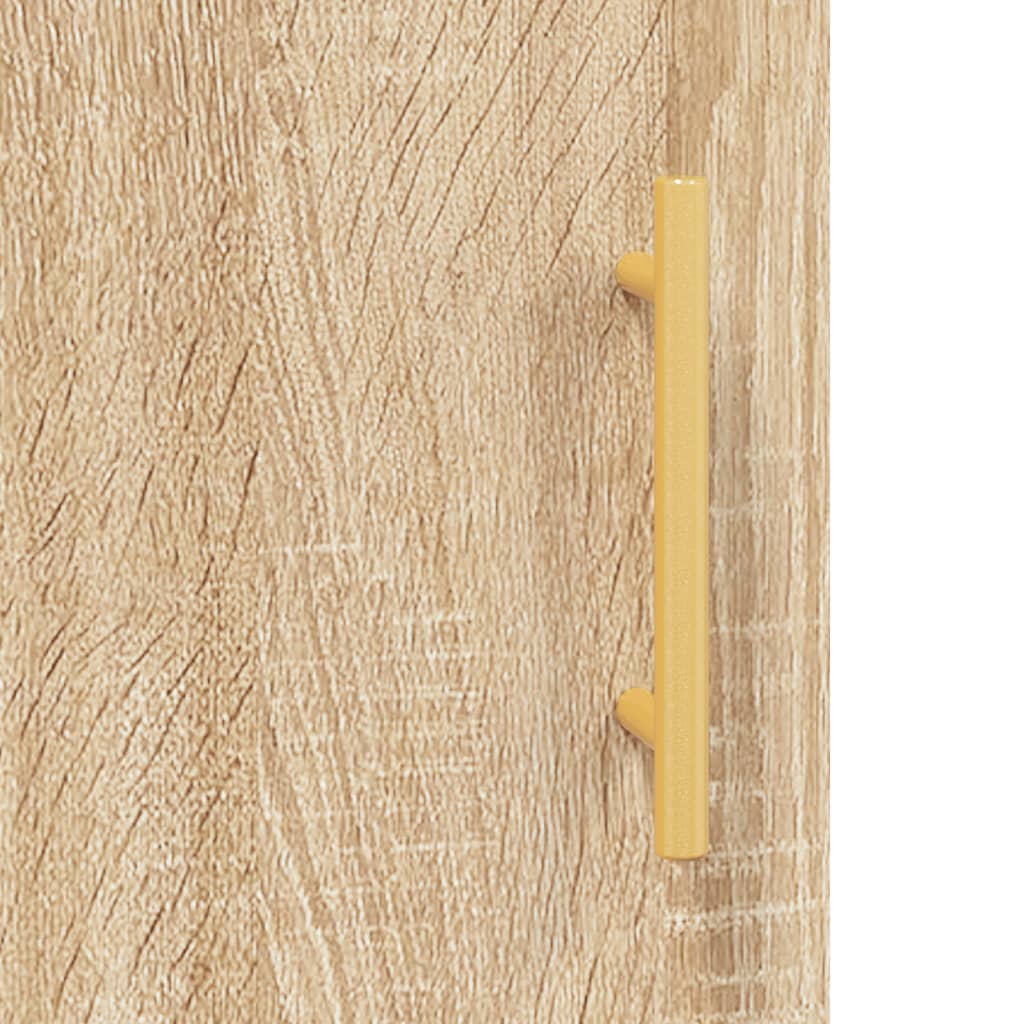 Veggskap sonoma eik 69,5x34x90 cm konstruert tre
