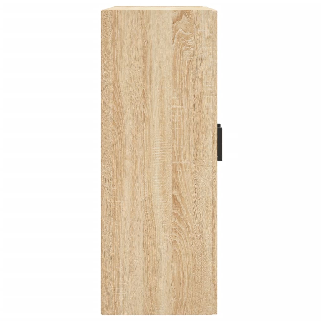 Veggskap sonoma eik 69,5x34x90 cm konstruert tre