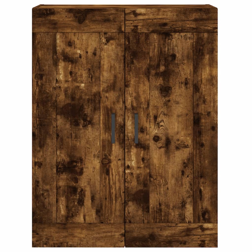 Veggskap røkt eik 69,5x34x90 cm konstruert tre