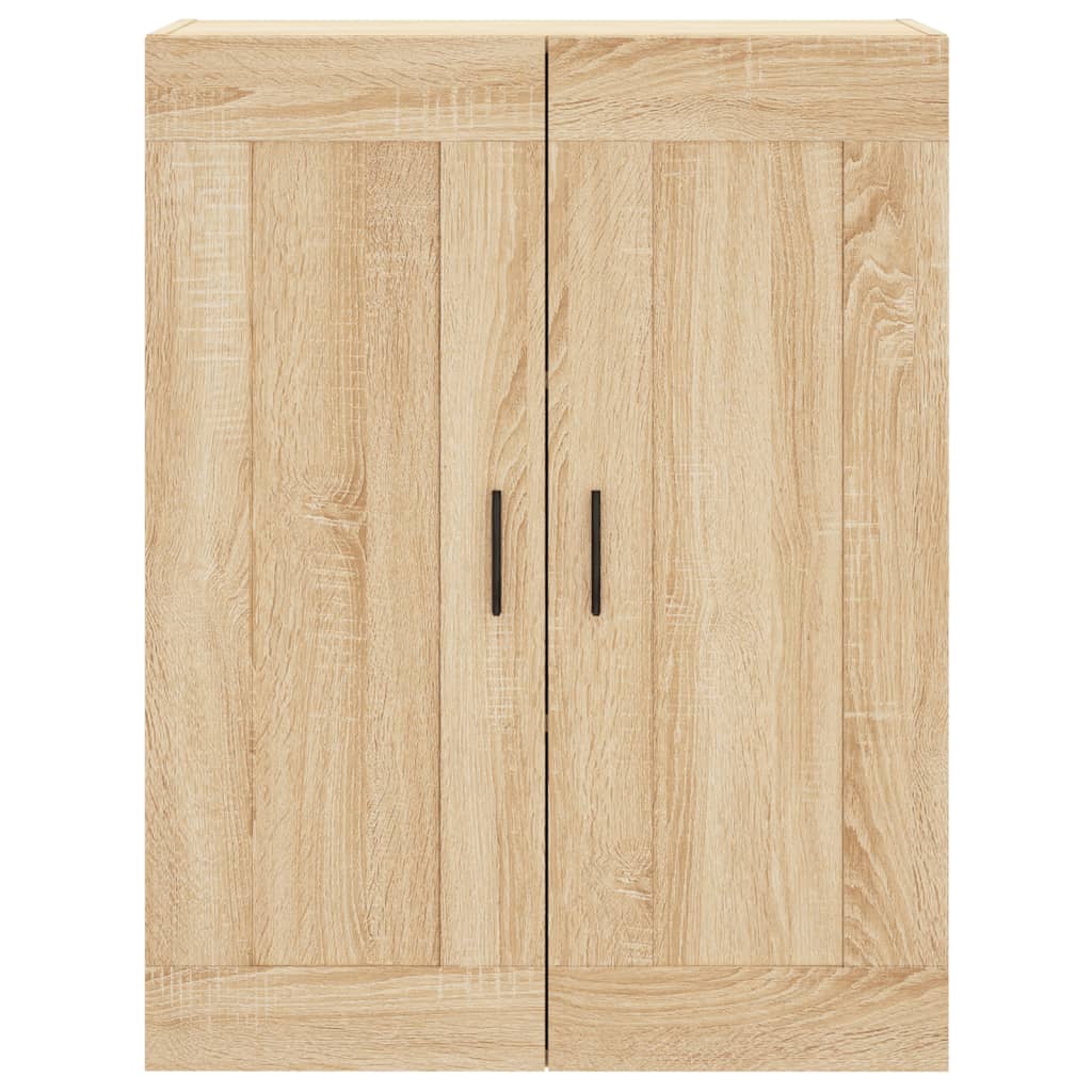 Veggskap sonoma eik 69,5x34x90 cm konstruert tre