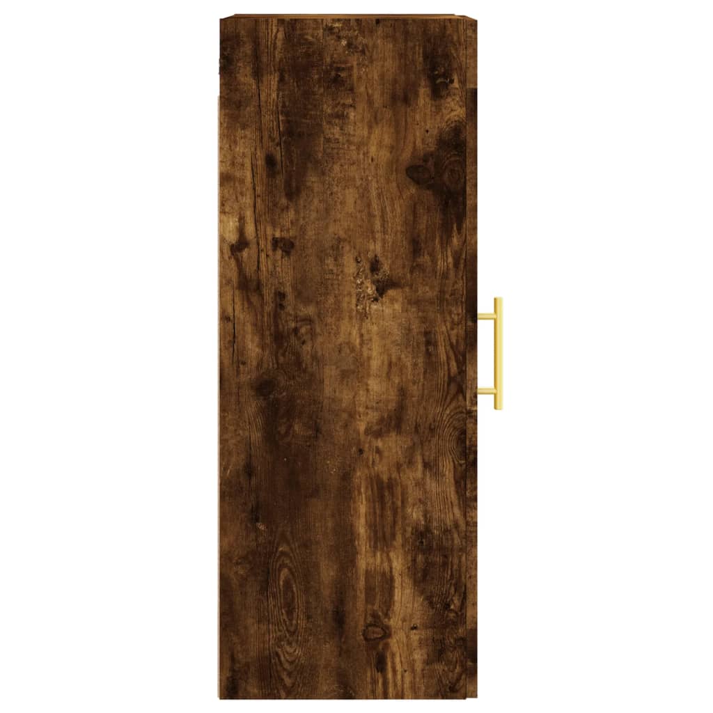 Veggskap røkt eik 34,5x34x90 cm konstruert tre vidaXL