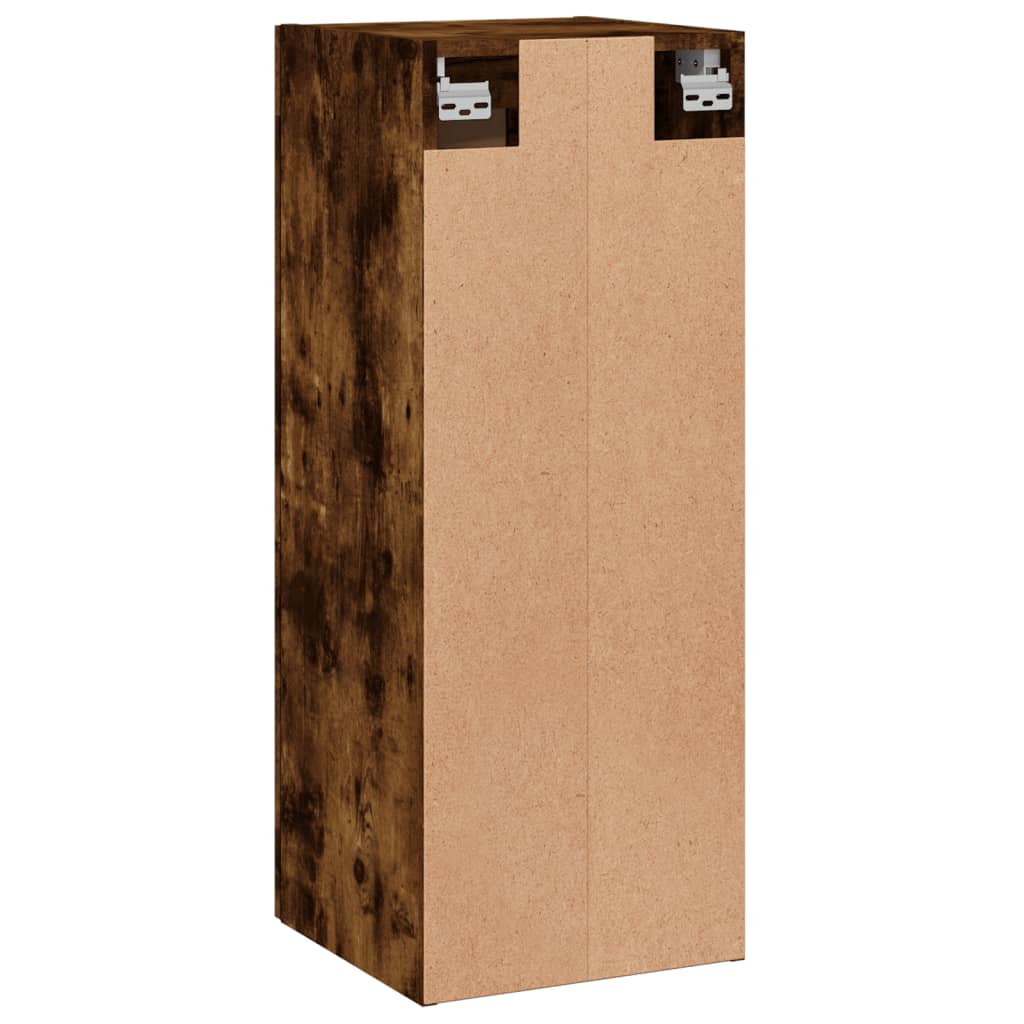 Veggskap røkt eik 34,5x34x90 cm konstruert tre vidaXL