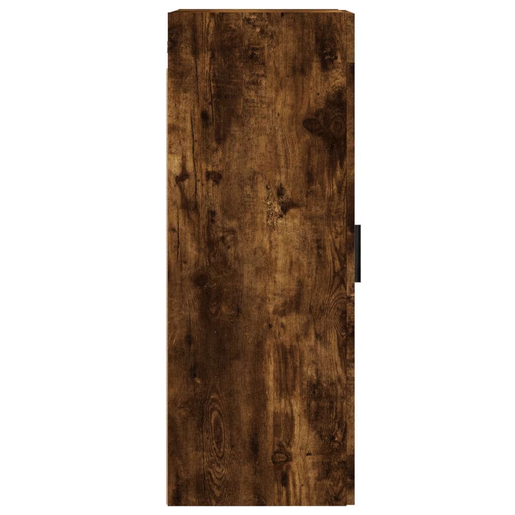 Veggskap røkt eik 34,5x34x90 cm konstruert tre