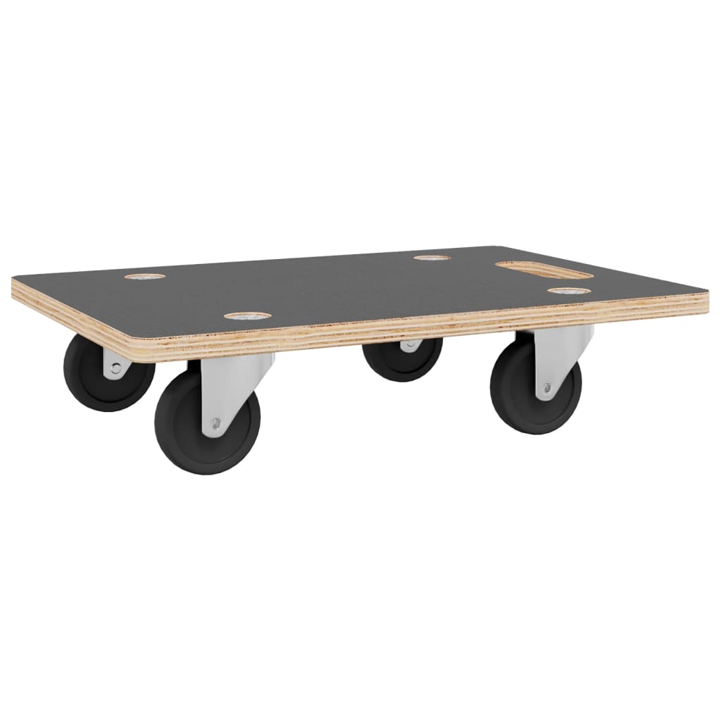 Transporttraller 2 stk rektangulær 60x40x11,5 cm 250 kg