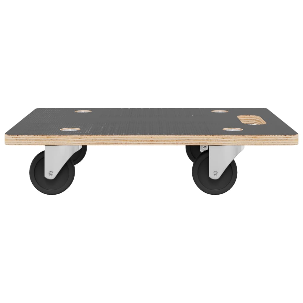 Transporttraller 2 stk rektangulær 60x40x11,5 cm 250 kg