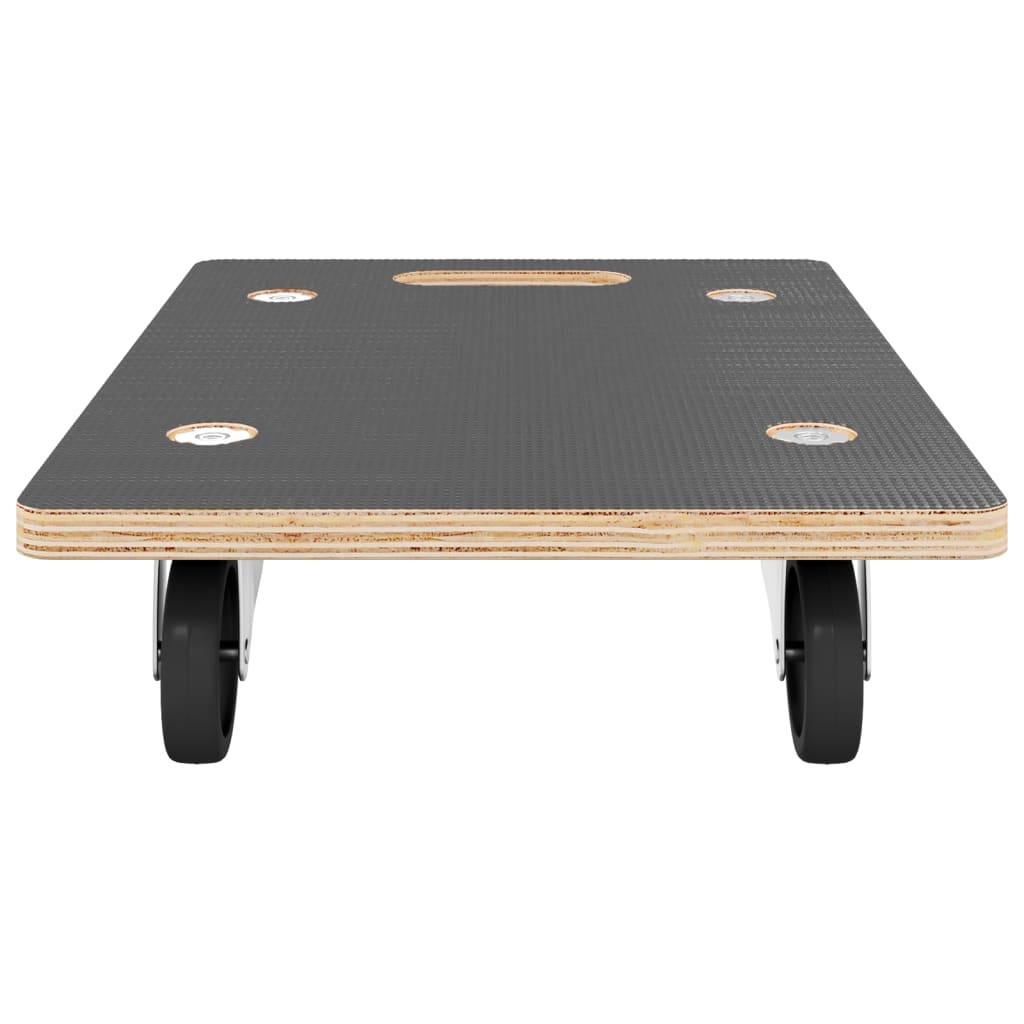 Transporttraller 2 stk rektangulær 60x40x11,5 cm 250 kg