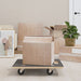 Transporttraller 2 stk rektangulær 60x40x11,5 cm 250 kg