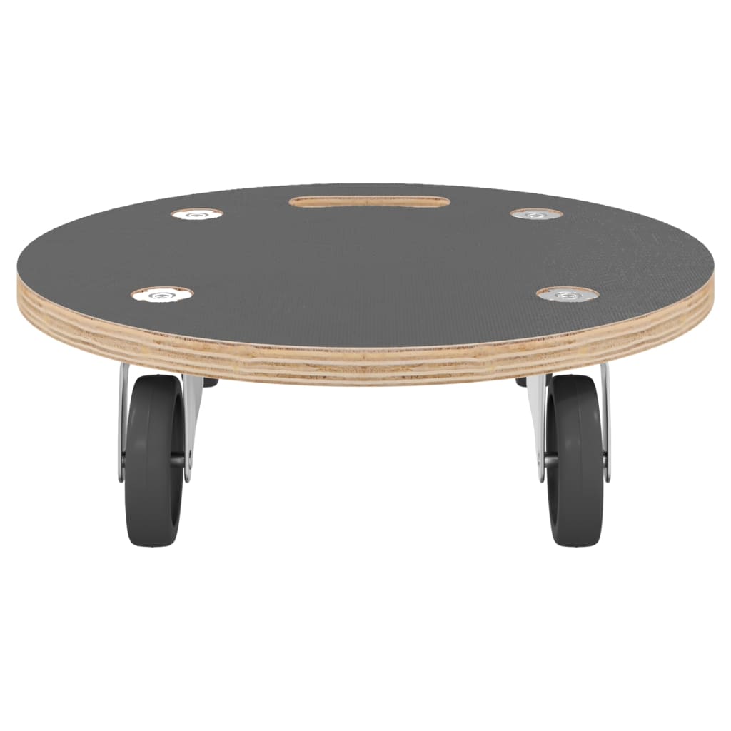 Transporttraller 2 stk rund Ø38x11,5 cm 250 kg