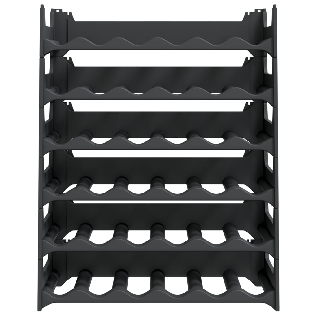 Vinstativ for 36 flasker PP stablebar vidaXL