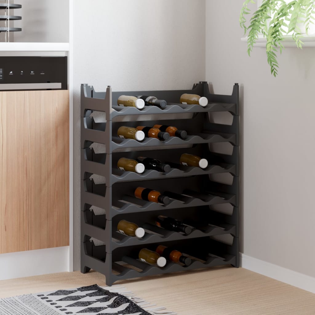 Vinstativ for 36 flasker PP stablebar vidaXL