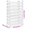 Vinstativ for 48 flasker PP stablebar