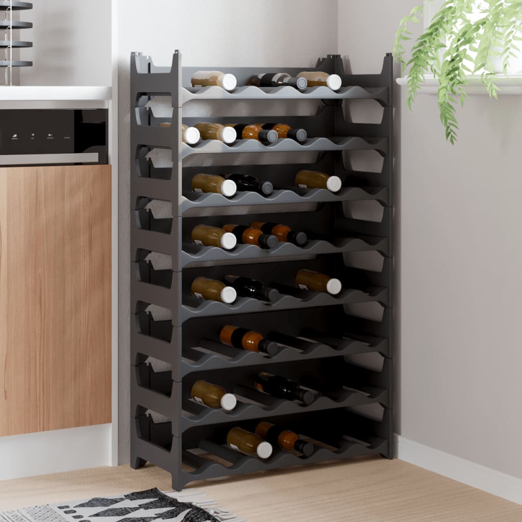 Vinstativ for 48 flasker PP stablebar vidaXL