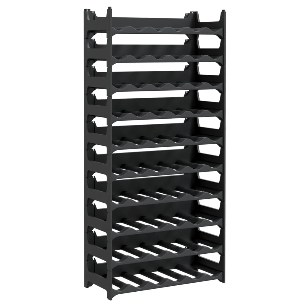 Vinstativ for 60 flasker PP stablebar vidaXL