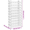 Vinstativ for 60 flasker PP stablebar