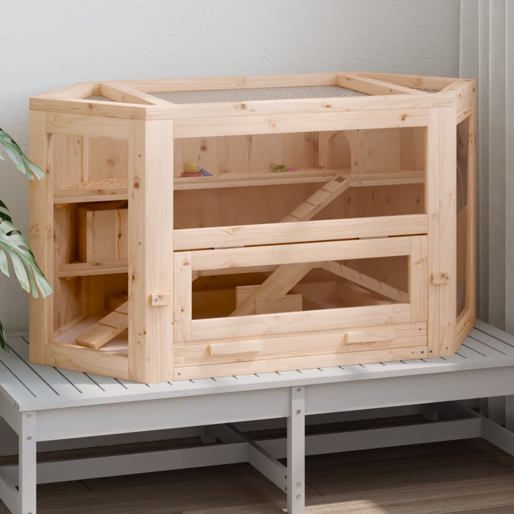 Hamsterbur 80x40x43 cm heltre gran