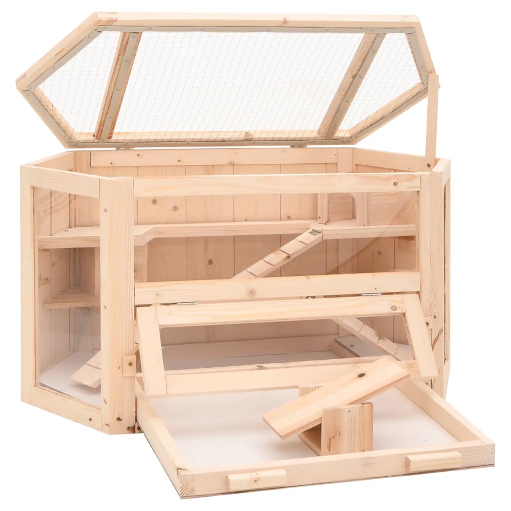 Hamsterbur 80x40x43 cm heltre gran