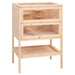 Hamsterbur 55x40x80 cm heltre gran