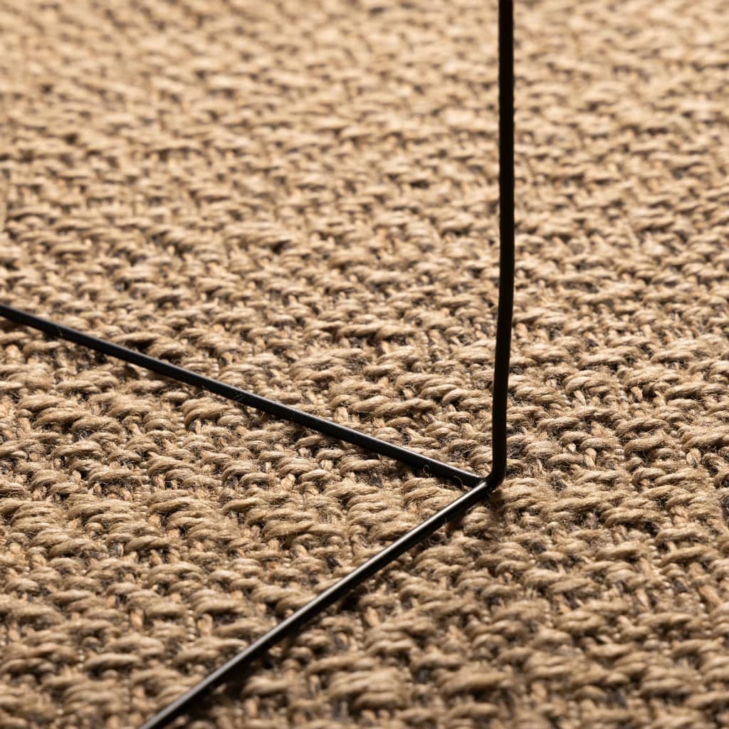 Teppe ZIZUR 160x230 cm jute-utseende innendørs og utendørs