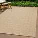 Teppe ZIZUR 200x290 cm jute-utseende innendørs og utendørs