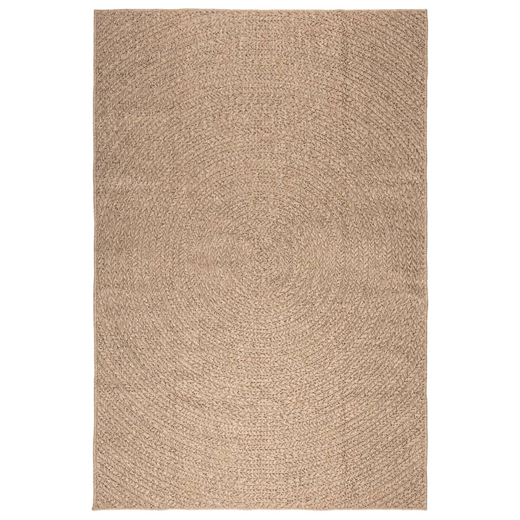 Teppe ZIZUR 160x230 cm jute-utseende innendørs og utendørs