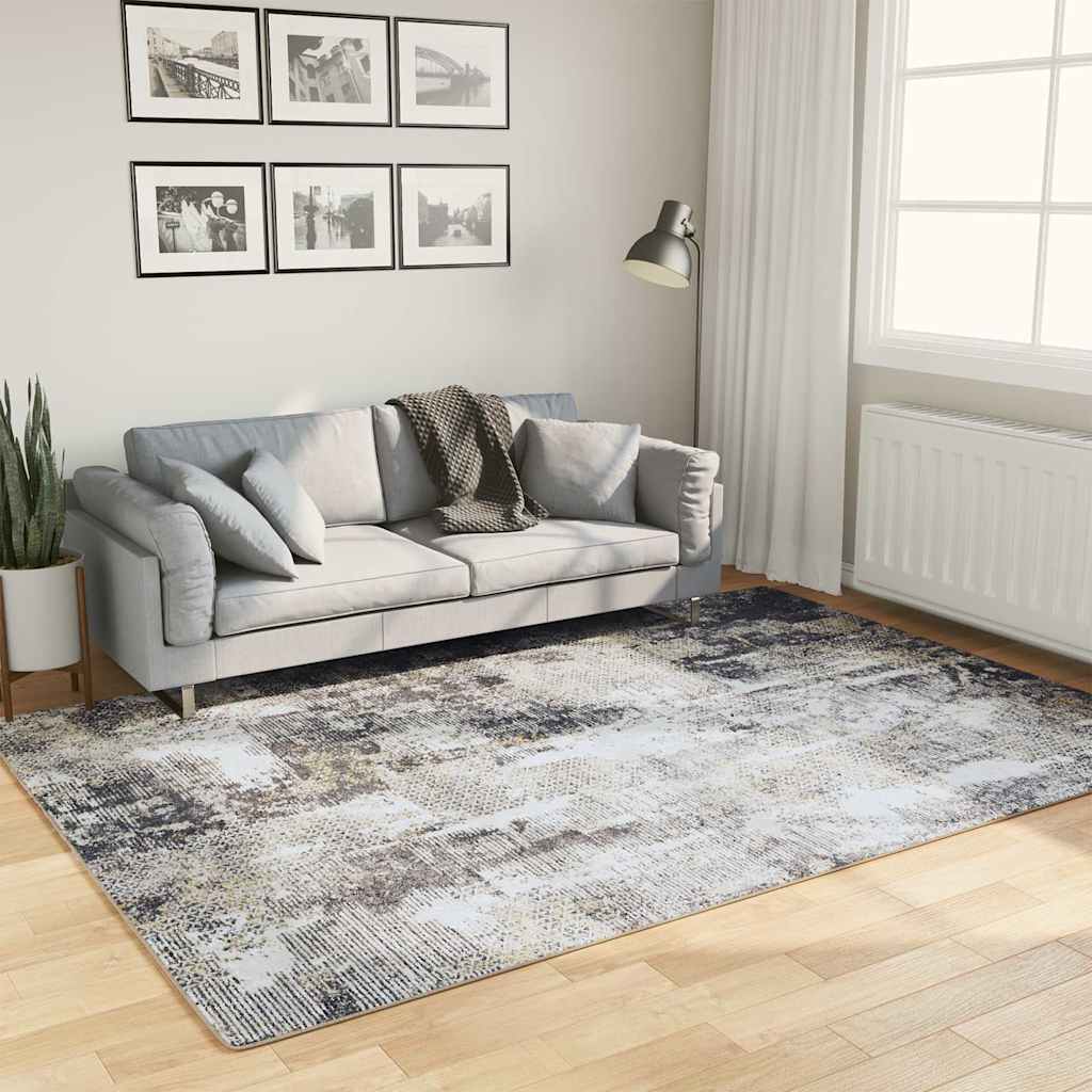 Teppe vaskbart flerfarget 160x230 cm
