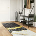 Teppe vaskbart flerfarget 80x300 cm