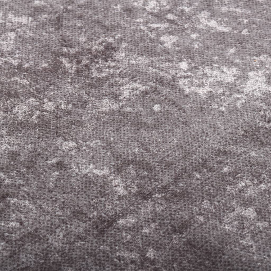 Teppe vaskbart grå 400x300 cm