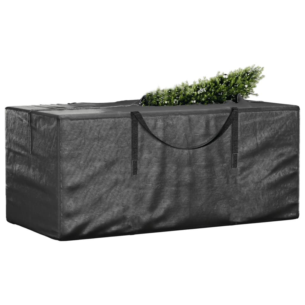 Oppbevaringspose for juletre svart 150x75x75 cm polyetylen vidaXL