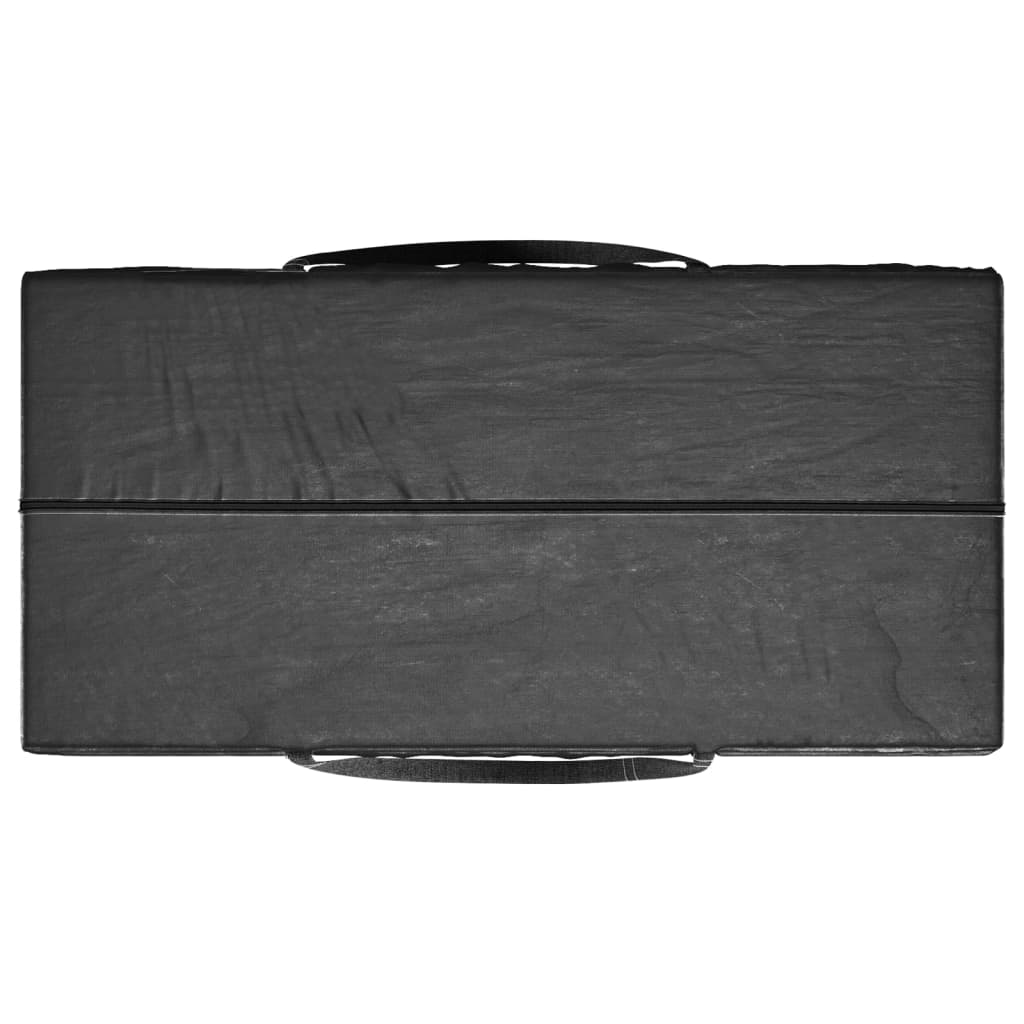 Oppbevaringspose for juletre svart 150x75x75 cm polyetylen vidaXL